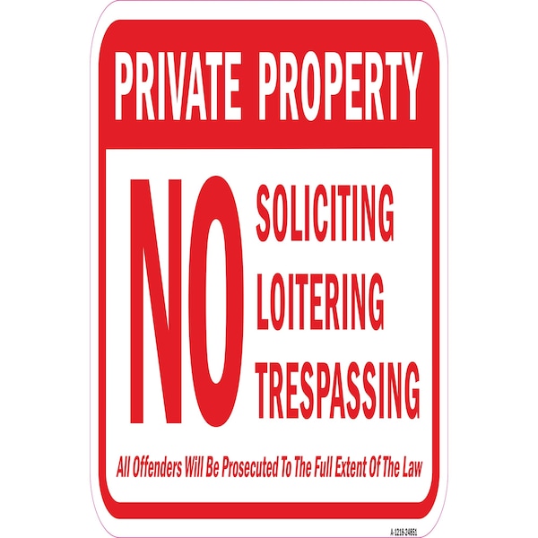 Signmission Safety Sign, 12 in Height, Aluminum, 24851 A-1218-24851 - main